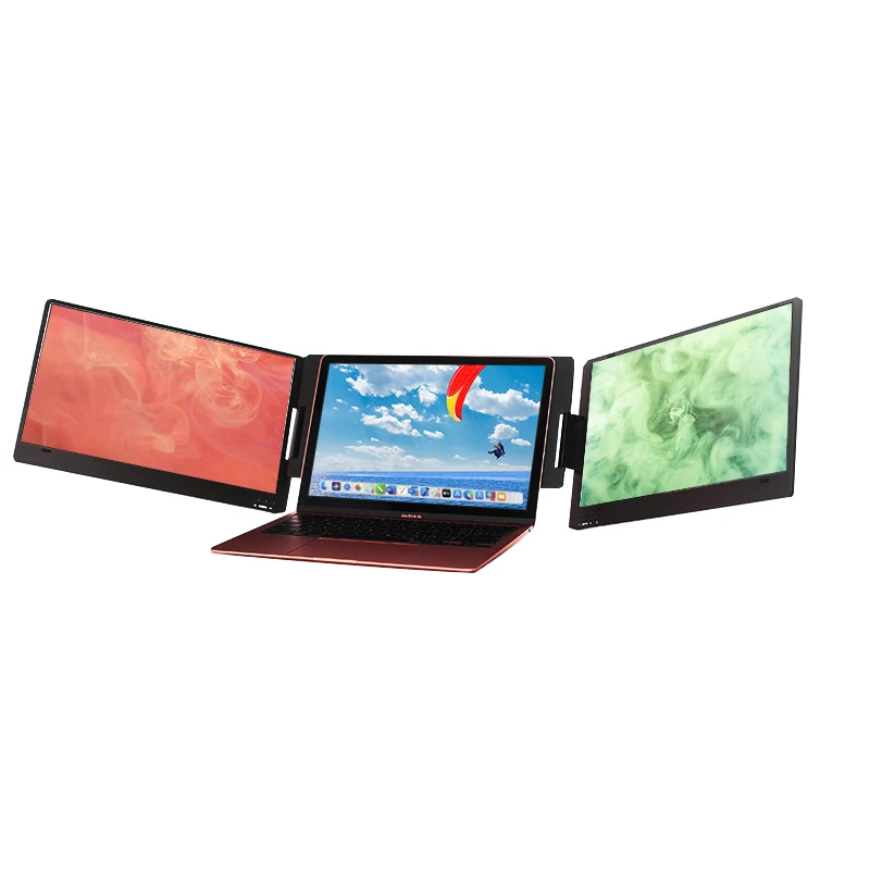 

Оптовая продажа 14-дюймовый портативный расширенный монитор для ПК Портативный ЖК-монитор 1080P IPS Full HD-экран Тип C Входной монитор для ноутбука