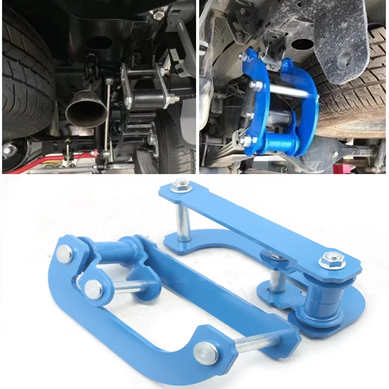 For Toyota Hilux  Revo Rocco 2015-2018 -2022 4x4 Car Chassis  Extended 2 Inch Rear Kit Leaf G-Shackles And Lift Up Front Spacer