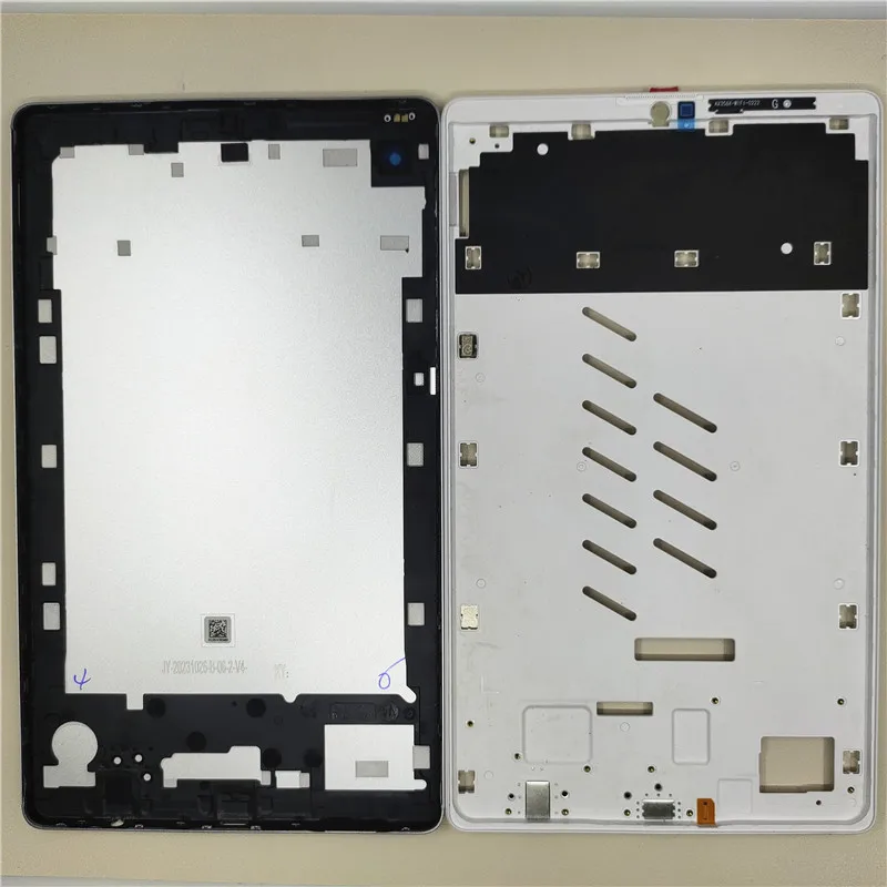 For Samsung Galaxy Tab A7 Lite SM-T220 SM-T225 T220 T225 LCD Housing Front Frame+Back battery Cover Housing Case Replace