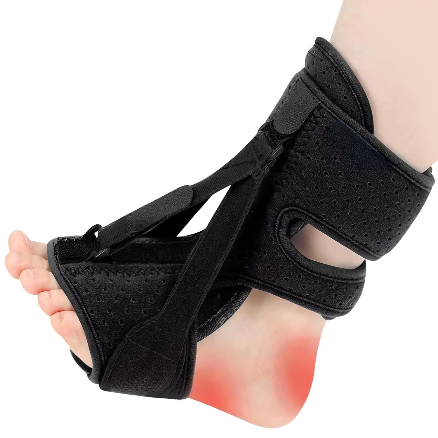 Plantar Fasciitis Night Splint, Upgraded Plantar Fasciitis Brace for Plantar Fasciitis Relief, Foot Drop and Achilles Tendonitis