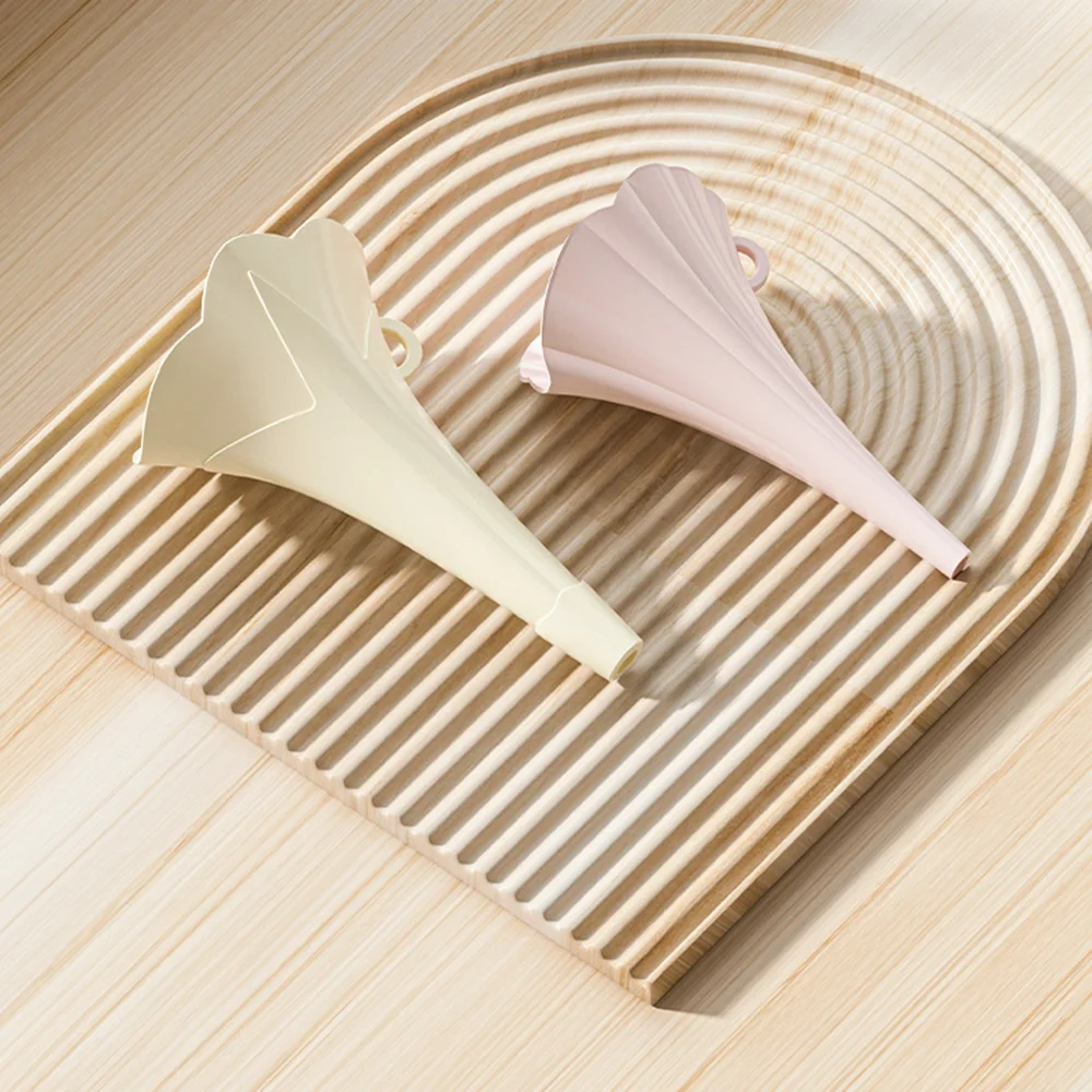 Morning Glory Shape Silicone Funnel Portable Foldable Household Liquid Dispensing Mini Scalable Oil Funnel Kitchen Cooking Tools