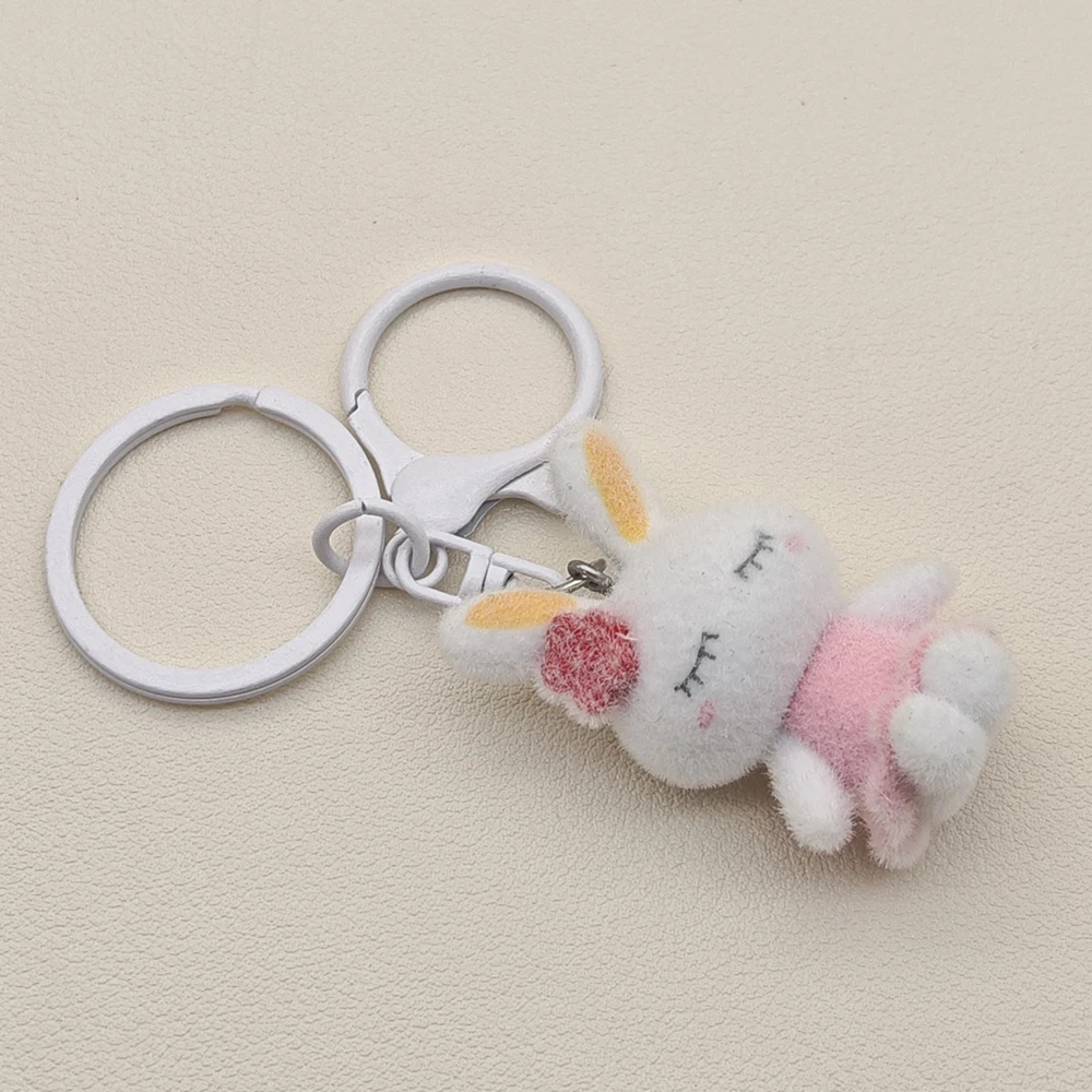 Kawaii กระต่าย Charms จี้พวงกุญแจอุปกรณ์เสริมสําหรับ iP 14 กล้อง CCD Airpods หูฟัง Ins เกาหลีใหม่กรณี