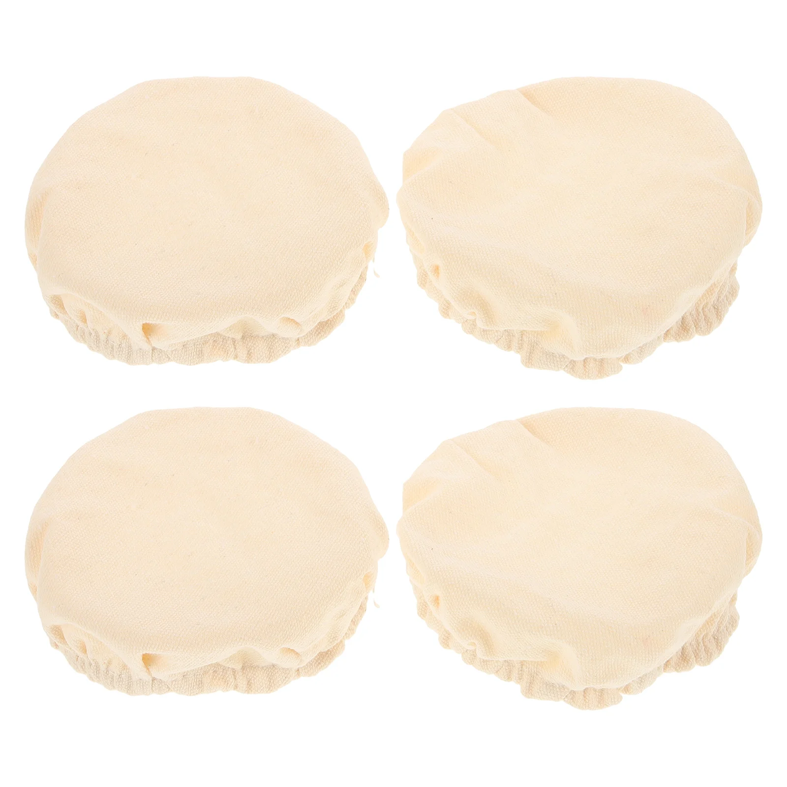 

4pcs Cloth Lid For 7.5-10.5Cm Diameter Fermentation Tank Replacement Cover Reusable Storage Covers Kitchen Jar Protectors Glass