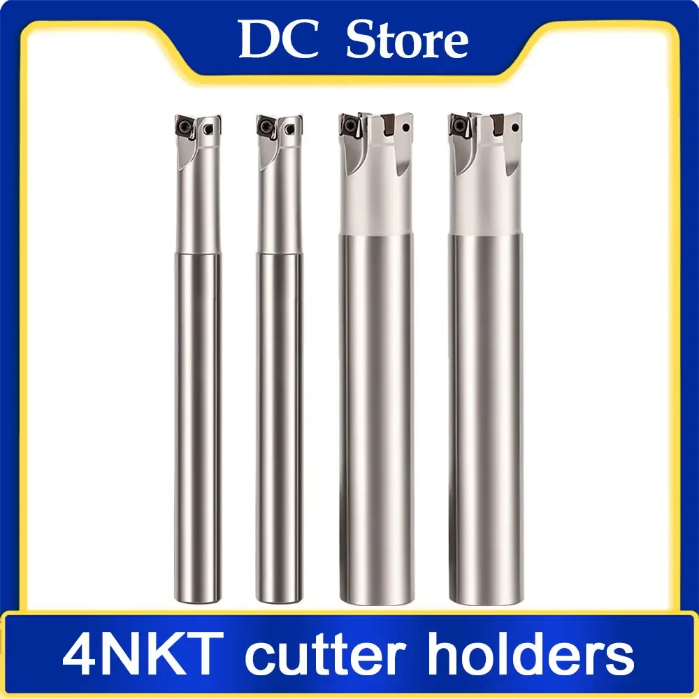 

TE90 Fast Feed Milling Cutter Bar for 4NKT Insert Shock Resistant Cutter Bar Fast Feed Milling Cutter 4NKT060308R Carbide Blade