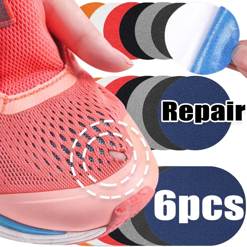 Shoe Damaged Area Repair Sticker Self Adhesive Microfiber PU Leather Shoe Patch Simple Sweat Absorption Shoe Care Accessories