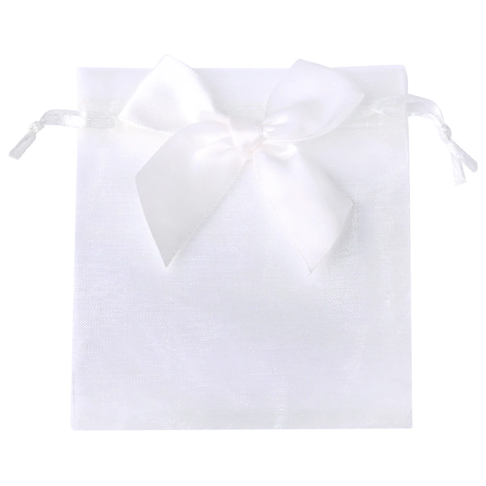 Organza Gift Bag Bowknot Drawstring Pouch 4