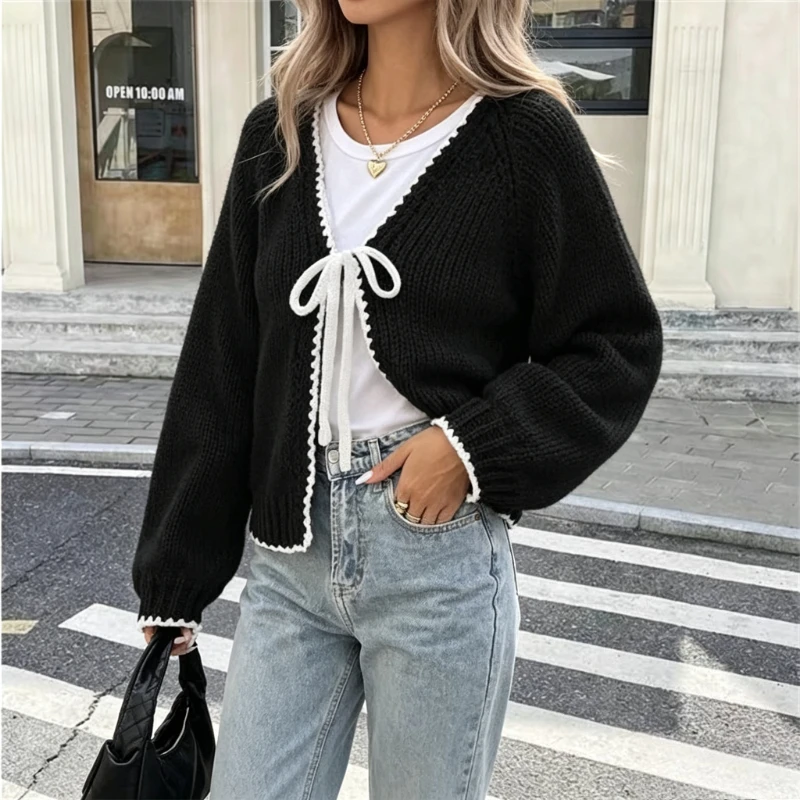 Modny kardigan sznurowany dams – Jackets recenzja i cena