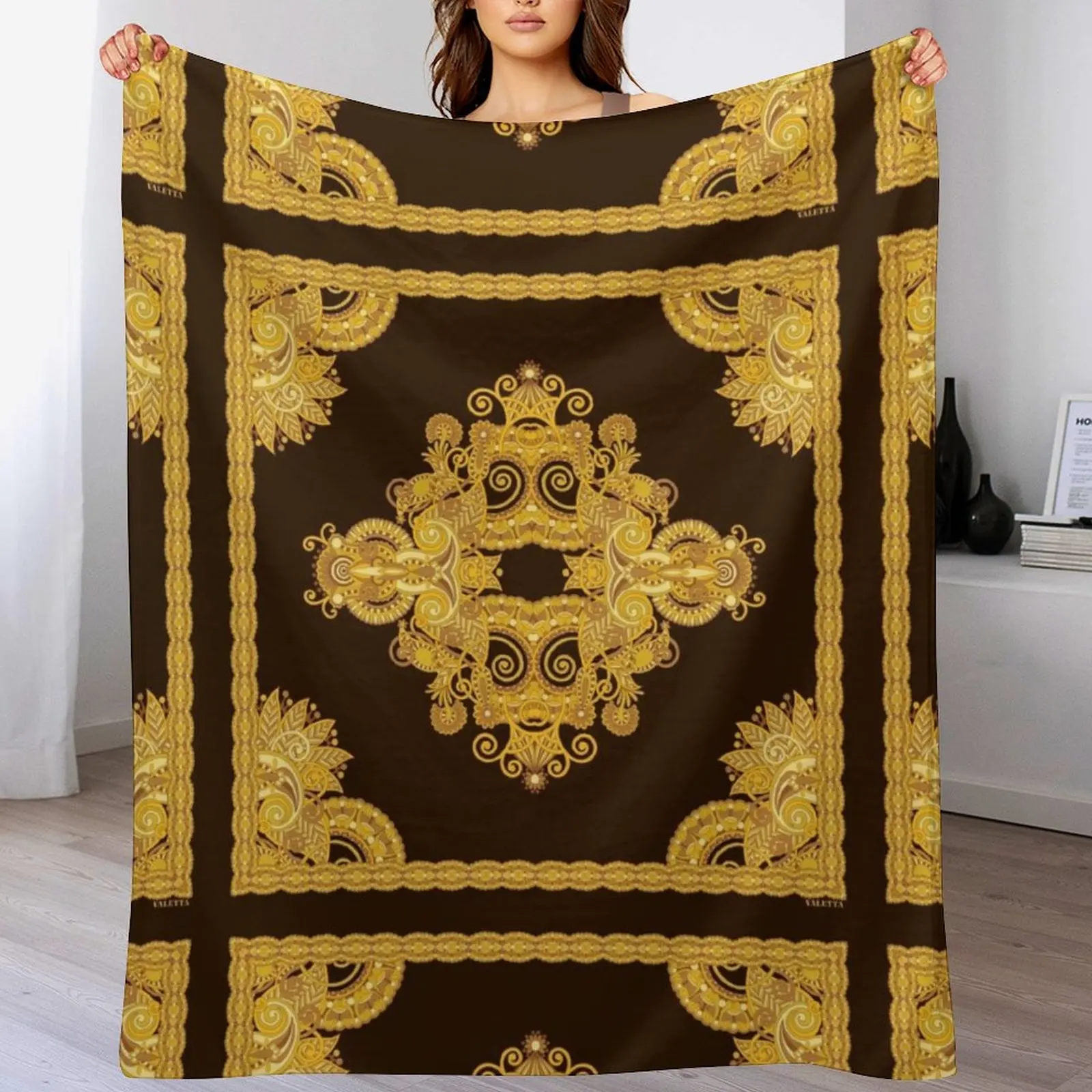 

Bling-Bling Sugar Girl Black Throw Blanket Luxury Throw Flannels Blankets