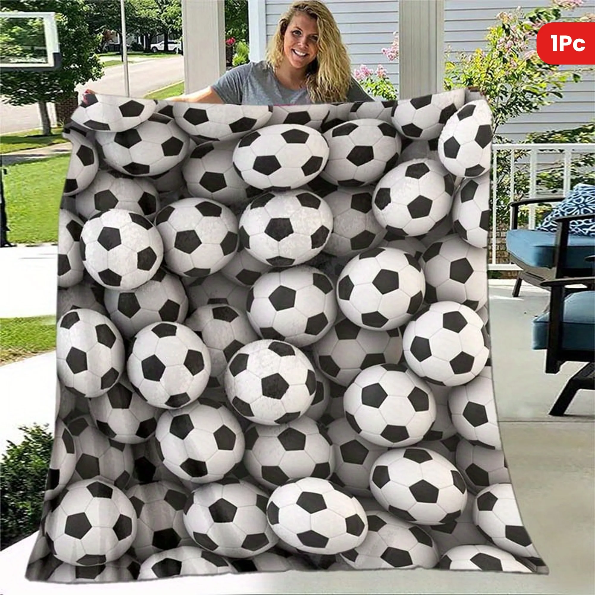 Minimalist Cow Spot Pattern Decorative Throw Blanket  Trendy Monochrome Animal Print Indoor Home Decoration Blanket
