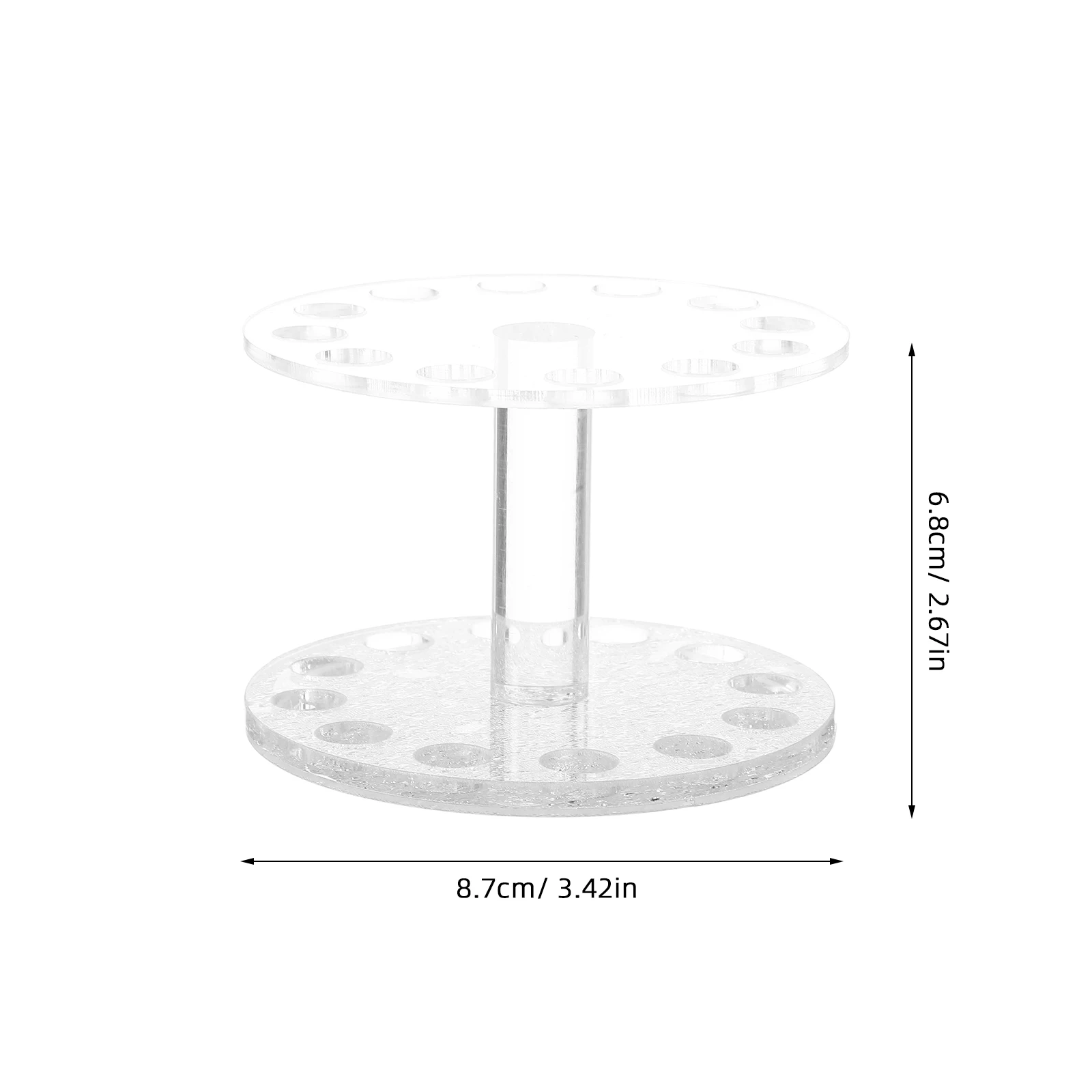 1 szt. Kryształowy Stojak na Pędzle do Paznokci w Kształcie Serca, Przenośny Organizer na Pędzle do Żelu UV, Lakieru, Narzędzie do Podtrzymywania Pędzli, Stojak na Pędzle do Paznokci