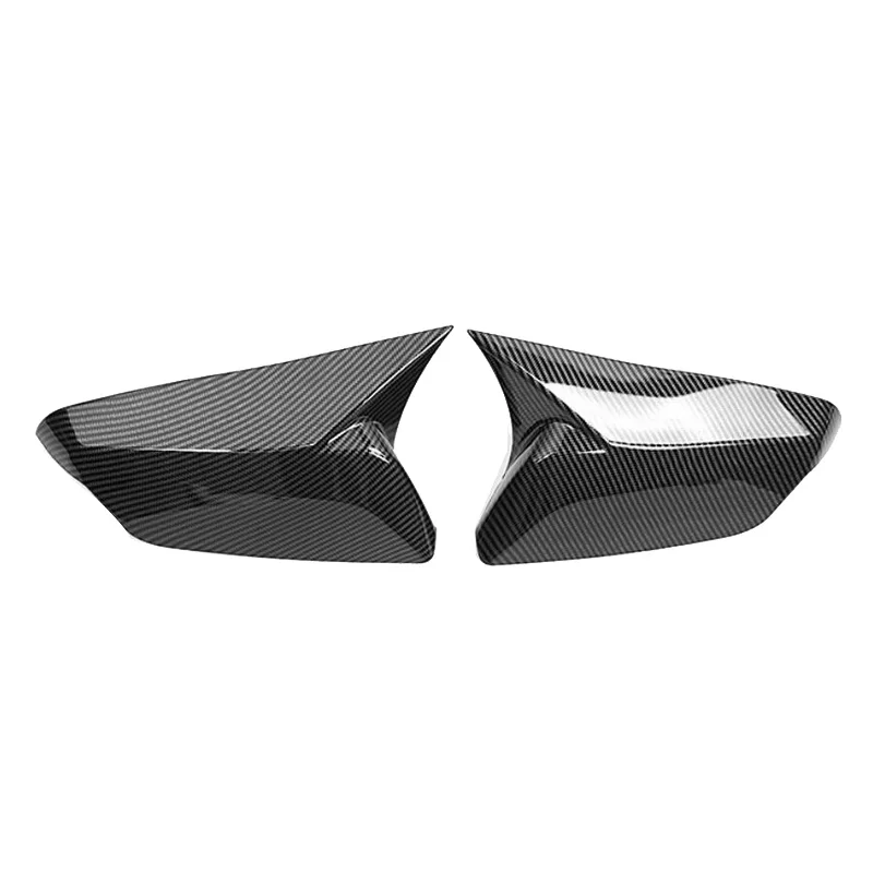 

ABS Carbon Fiber Rear View Mirror Housing Ox Horn Cover Cap -Side Door Mirror Cover for Chevrolet Malibu XL