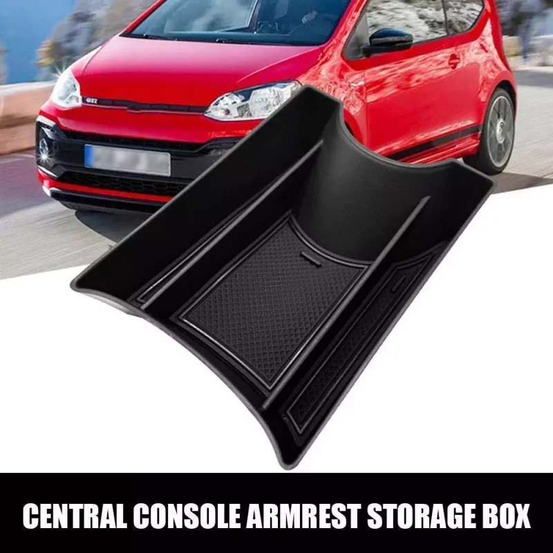 Center Console Armrest Storage Box For VW Up / Seat Mii / Citigo 2013 2014 2015 2016 2017 2018 2019 2020 2021 Accessories