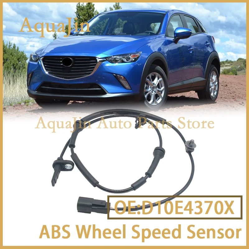 D10E4370X Front Axle ABS Wheel Speed Sensor For Mazda CX-3 CX3 DK 2016~2021 2017 2018 2019 2020 Auto Car OEM Parts Factory Price
