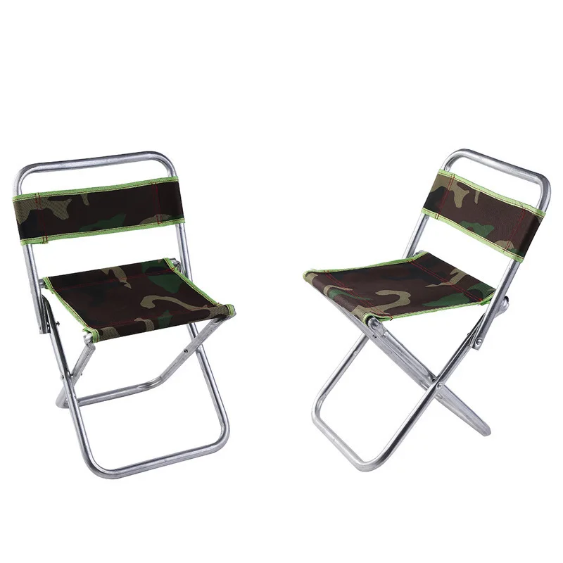 Outdoor  Camouflage Folding Portable Chair Lightweight Fishing Bench Camping Accessories