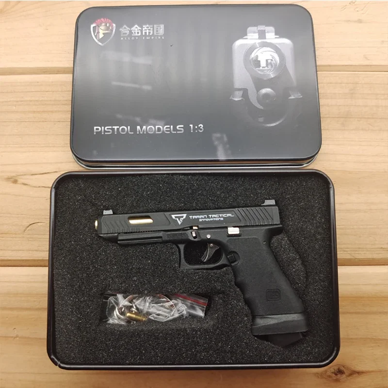 Llavero Empire Mini Metal de aleación de alta calidad, ttiG34 Glock G17, montaje libre, juguetes antiestrés, modelo Fidget, nuevo, 2024