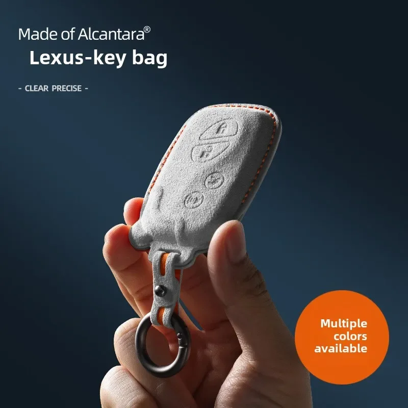 

For Lexus Special Alcantara Flip Fur Three-dimensional Key Bag ES200/ES260 Key Cover, Key Protective Case Auto Supplies