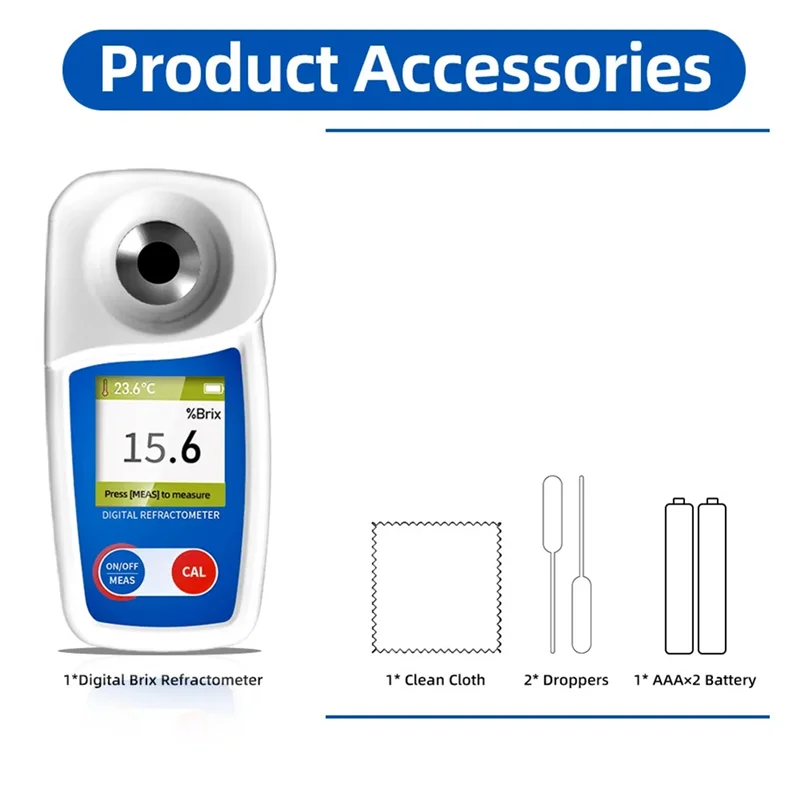 A92P тестер содержания сахара цифровой рефрактометр 0-35% тест содержания сахара сугарийный напиток напиток фруктовый сок