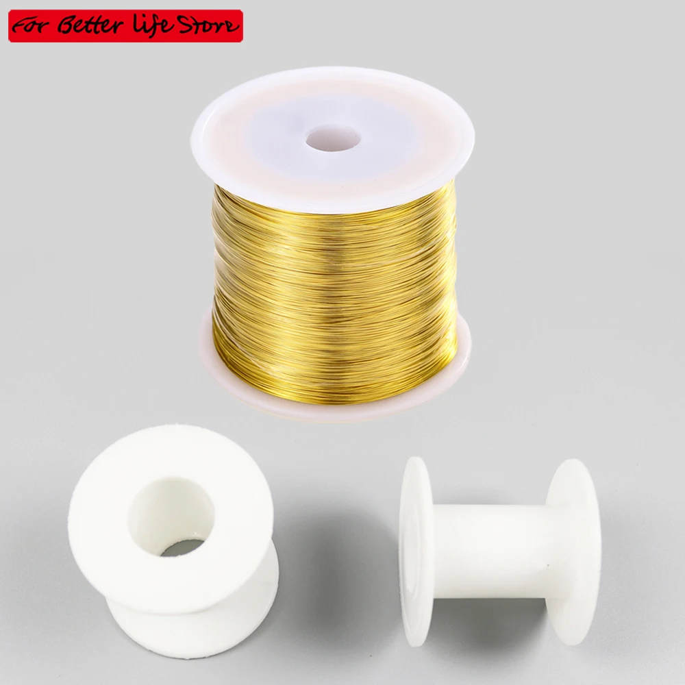 10Pcs Plastic White Transparent Empty Thread Spool Blank Spool Coils Thread Winder Sew Cross Stitch Thread Storage Tool