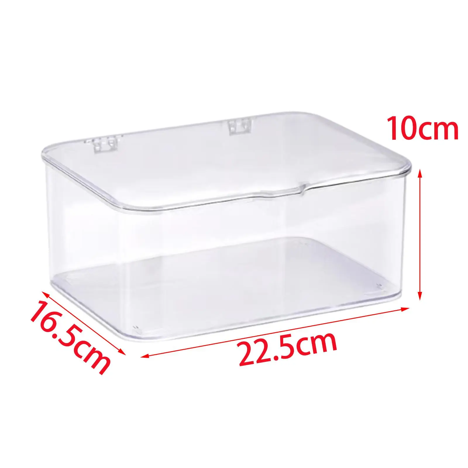 

Transparent Storage Box Organizer Durable Jewelry Case for Craft Storage Multi Purpose Accessories Space Saving Drawer Stacking