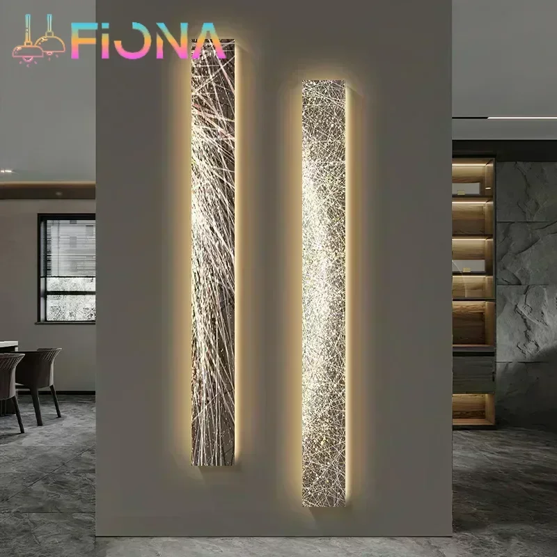Luxury Wall Lamp Modern Decoration Painting Luminous LED for Living Room Home Decor Aluminum Alloy Night Light