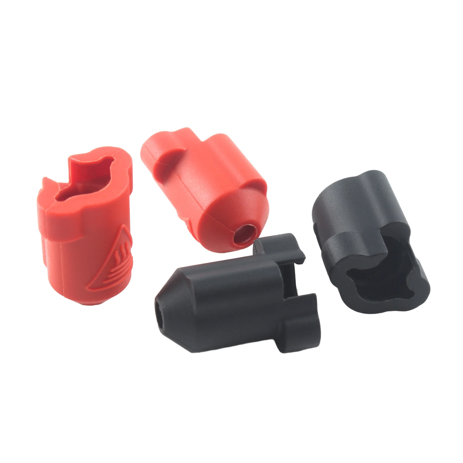 2/5pcs Creality K1/K1Max 세라믹 가열 블록 키트에 대 한 블랙 레드 실리콘 양말 K1 Hotend 단열 케이스 커버