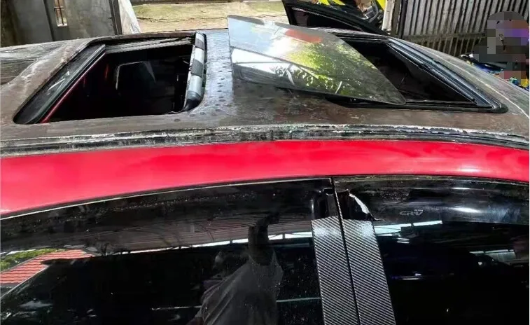 หลังคาซันรูฟขนาด 860*495 มม. สำหรับรถยนต์ทั่วไป รุ่น SC100 อะไหล่รถยนต์ ซันรูฟ