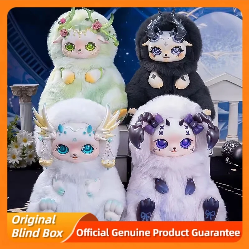 

Genuine Mobo Star Twelve Constellations Series Mystery Box Soft Plush Vinyl Doll Blind Box Girl Desktop Collection Surprise Gift