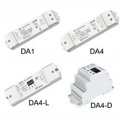 Skydance DALI CV PWM Digital Dimmer 1/4 Channel DA1 DA4 DA4-D DA4-L 1/4 DALI Address Automatically Assigned by DALI Master