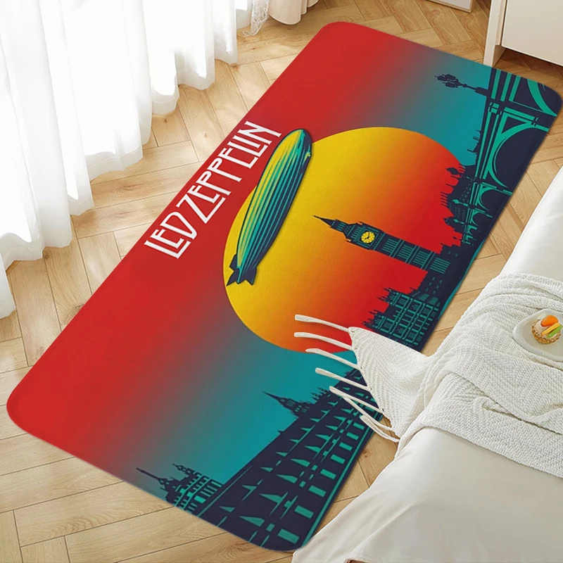 Kitchen Treadmill Rugs A-Led Zeppelins Useful Things for Home Decorations Bathmat Entrance Door Non-slip Mat Custom Hallway Rug