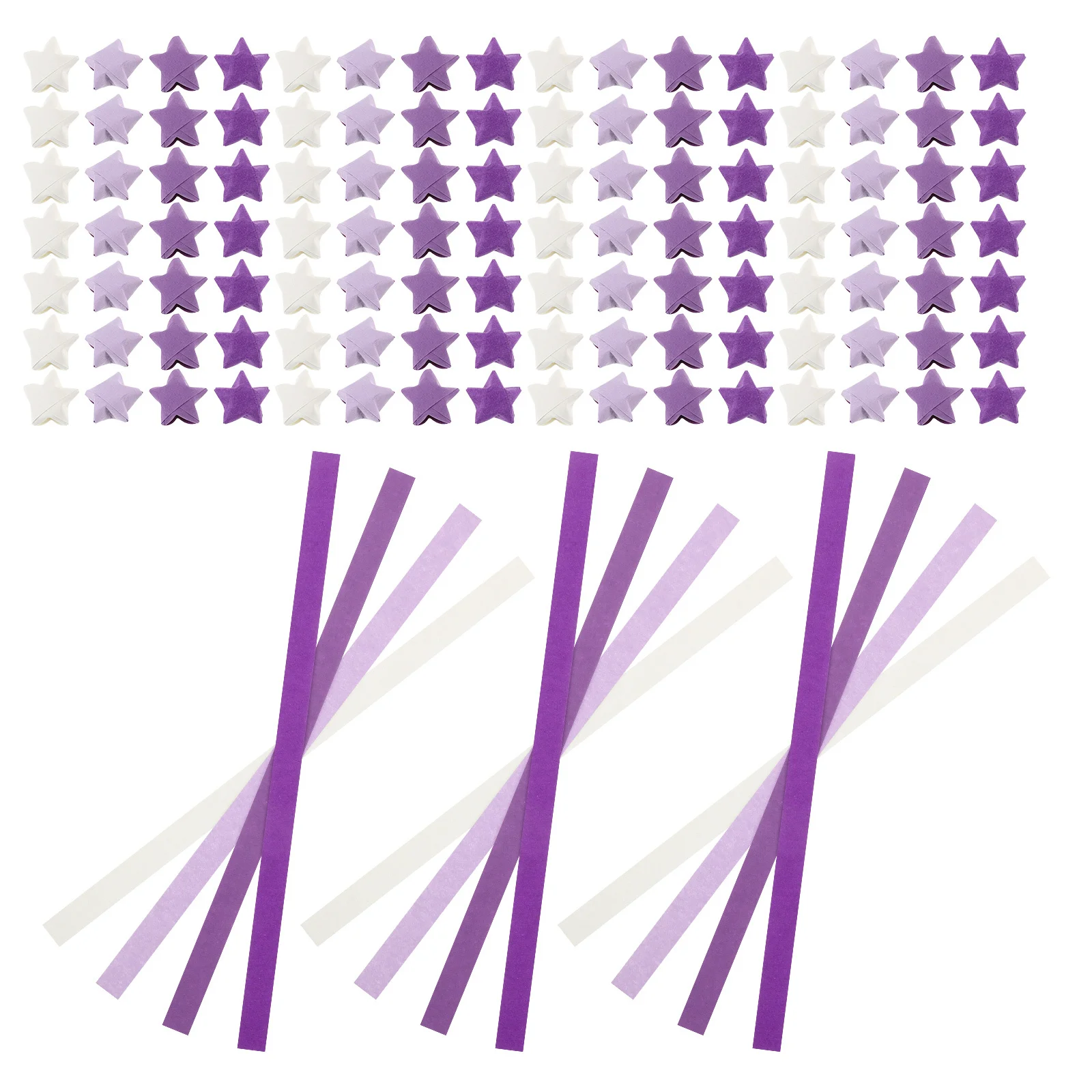 

1560Pcs Handicraft Origami Paper Gradient Star Strips 8.3x0.4inches Vibrant DIY Folding Craft Supplies for Kids Adults Holiday