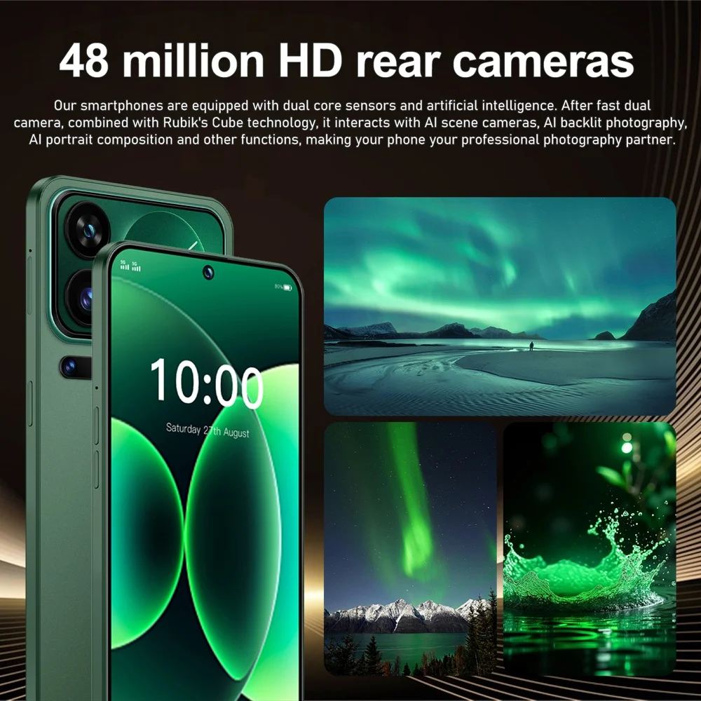 K-Touch M18 Pro Max Smartphone 5G 7.3inch Full Screen 7800mAh Mobile Phones Android Cell Phone 22GB 2TB 5G Dual SIM Global Version Unlocked
