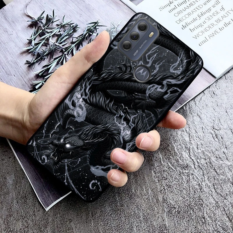 Dragon Phone Case For Moto Edge 50 40 Pro Edge 40 30 Ultra Neo Fusion G Power G Stylus G Play E32 E20 E40 