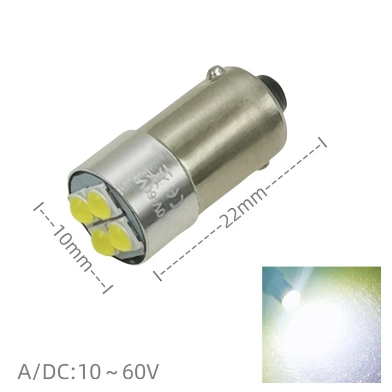 2 قطعة BA9S BAX9S BAY9S H6W T11 T4W مصابيح Led فائقة السطوع سيارة الداخلية القراءة مصابيح بشكل قبة أضواء وقوف السيارات 6000K الأبيض 12 فولت 24 فولت #4