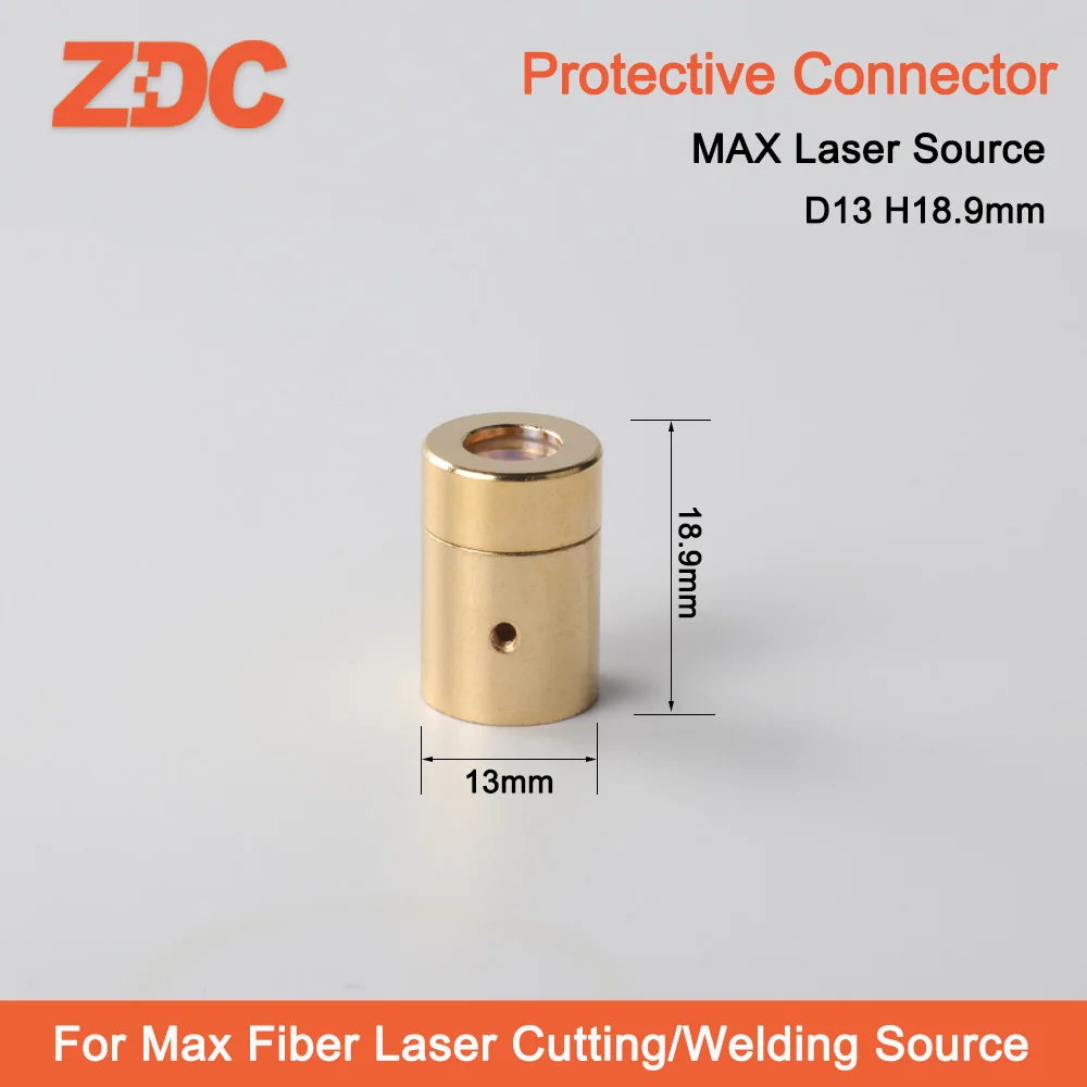 Max Laser Original 2-6KW Output Protective Connector Lens Group D12.8H9.4mm Protective Windows for Max Fiber Laser Source