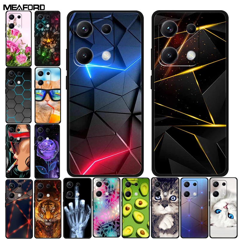 Para xiaomi redmi nota 14s caso 2025 macio preto tpu caso de telefone redmi nota 14s silicone capa traseira para redmi nota 14s 14 s fundas