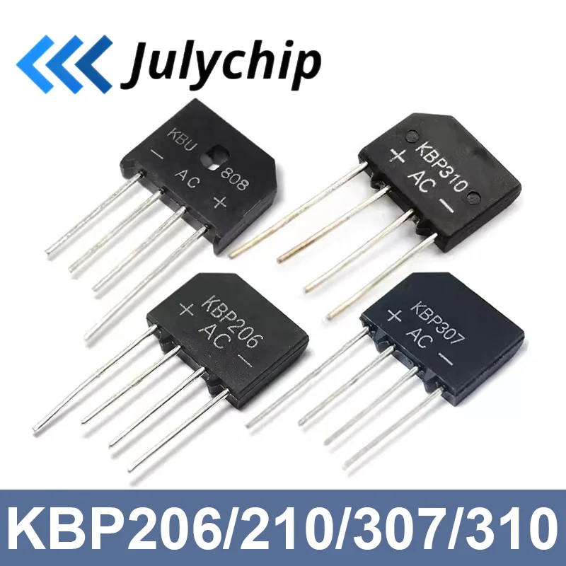 

10pcs/lot KBP206 KBP210 KBP307 KBP310 KBP406 KBP410 Rectifier Bridge Rectifier DIP-4