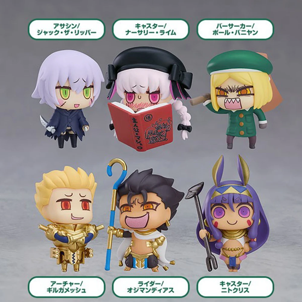 3.5CM Anime Fate/Grand Order Figure Episode 3 Set Model Toy Doll Collection Aciton Figure 6Pcs/1Set
