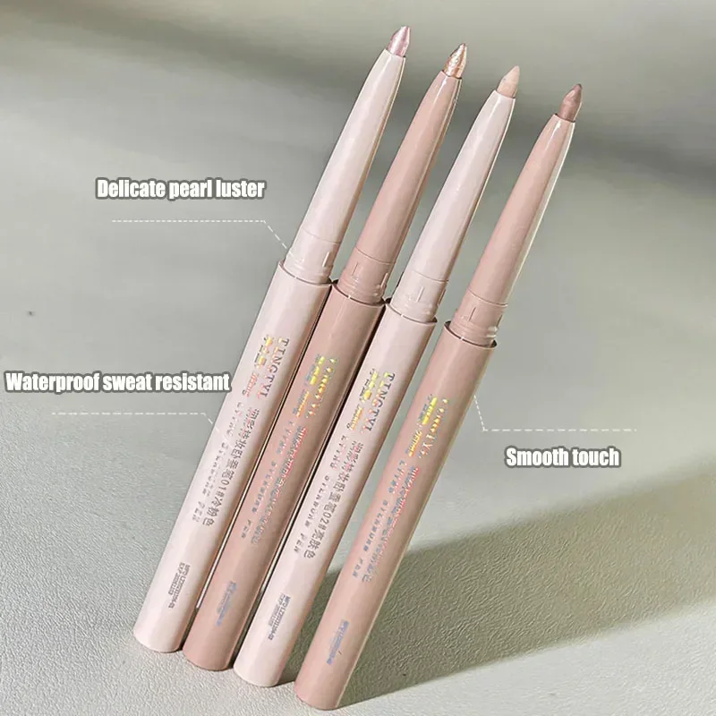 Heallor Matte Brightening Lying silkworm Shadow Pen Dual-use Eyeliner Gel Pen Beige Skin Tone Concealer Pen Smooth Contour Eye S