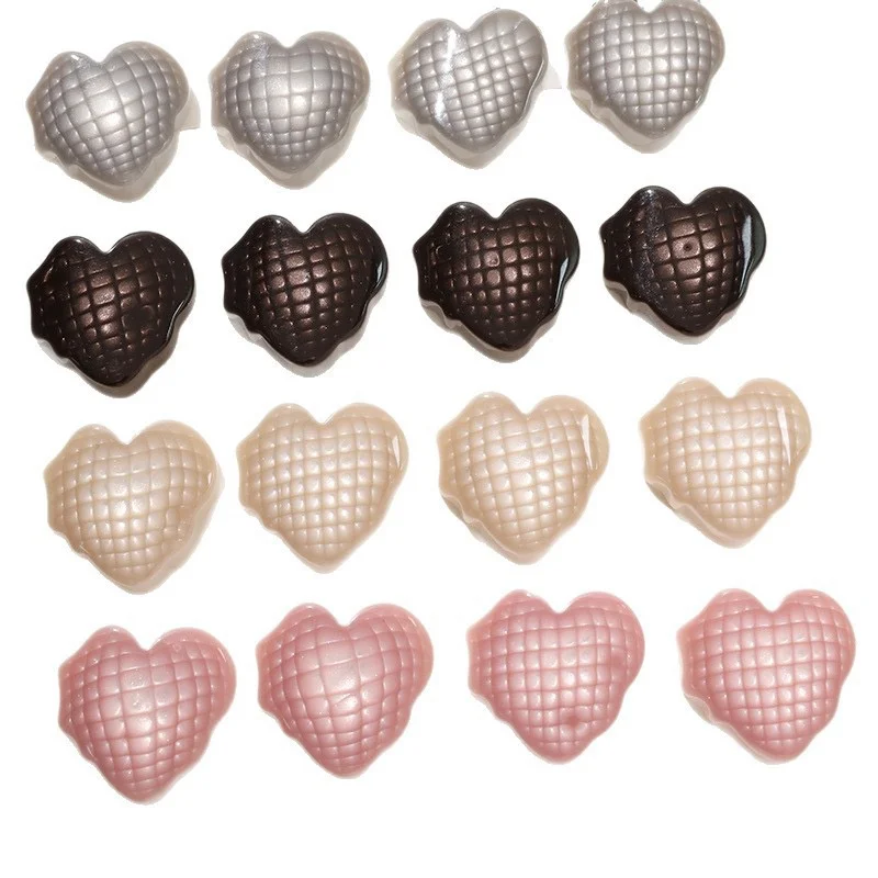 2026-新-30-ピース-ロット-30-ミリメートルグリッド効果漫画ハート形状樹脂カボションビーズ穴なし-diy-ジュエリー衣服ヘアアクセサリー