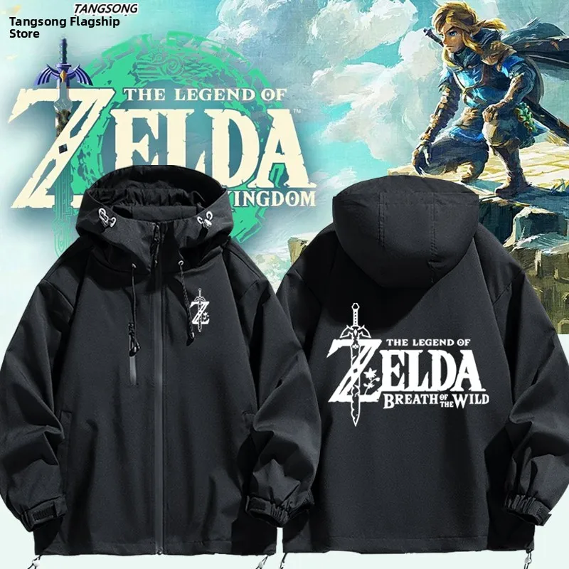 

Ветровка Hyrule Legend Jaet ex свободного кроя с молнией, ветрозащитная, повседневная, тематическая серия, полиэстер, нейлон, волокно Cosite