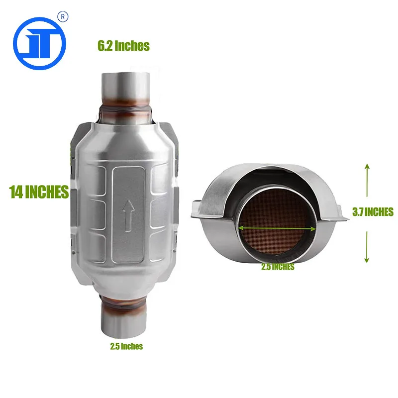 Intelligent Library NEW Other Engine Exhaust Parts PAIR Catalytic Converter For Isuzu NPR GAS 6.0L Universal Converter NQR NRR 2 - Image 6