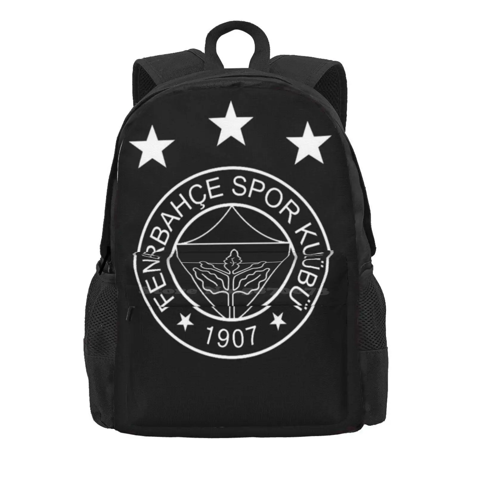حقيبة ظهر مدرسية سوداء ، حقائب موضة ، فريق كرة قدم ، تركي ، كرة قدم فائقة ، تخفيضات كبيرة ، فناربخشه ، Sk ، Fb ، موضة ، #2