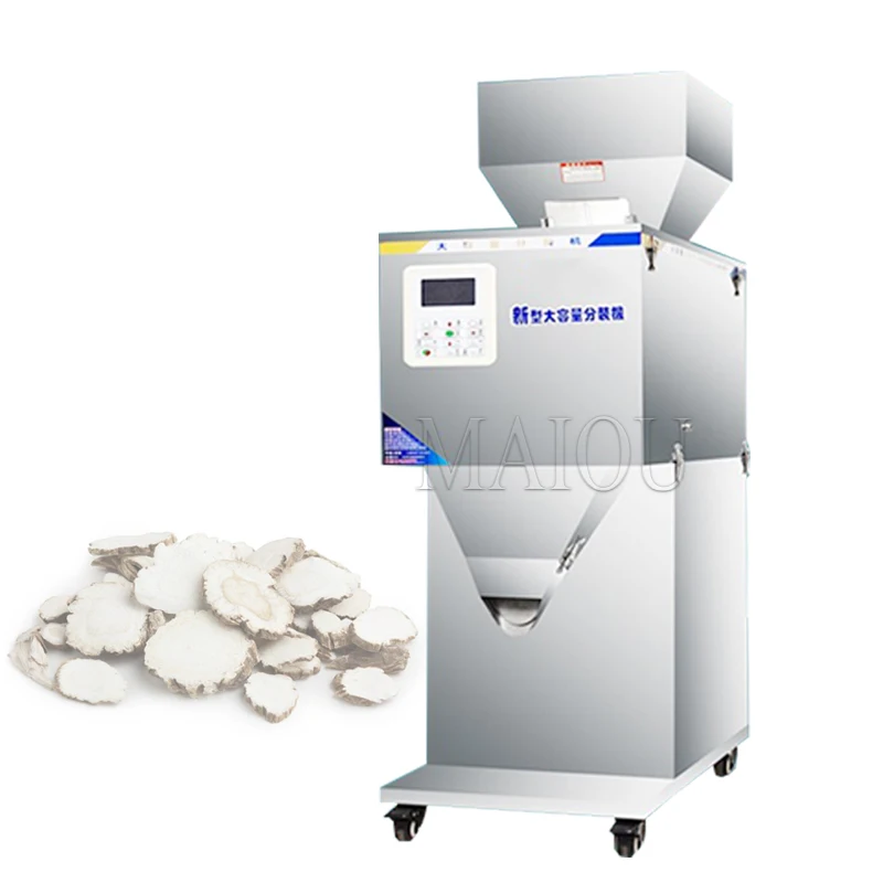 

10-999G Particle Bag Tea Packaging Machine Hardware Nut Powder Granule Digital Control Automatic Weighing Filling Machine