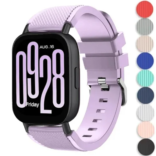 Imagen 1 del producto Correa deportiva de silicona para reloj inteligente Redmi Watch 5 Active 5 Lite, banda deportiva suave y transpirable para Redmi Watch 3 Active 3 Lite