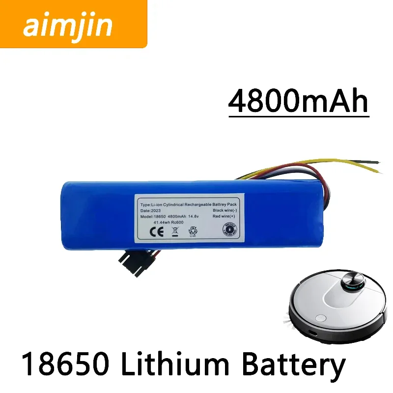 

100% Brand New 14.8V 4800mah 18650 Lithium Battery Suitable for Viomi V2 Pro Vrvclmb21b and Xiaomi Styj02ym