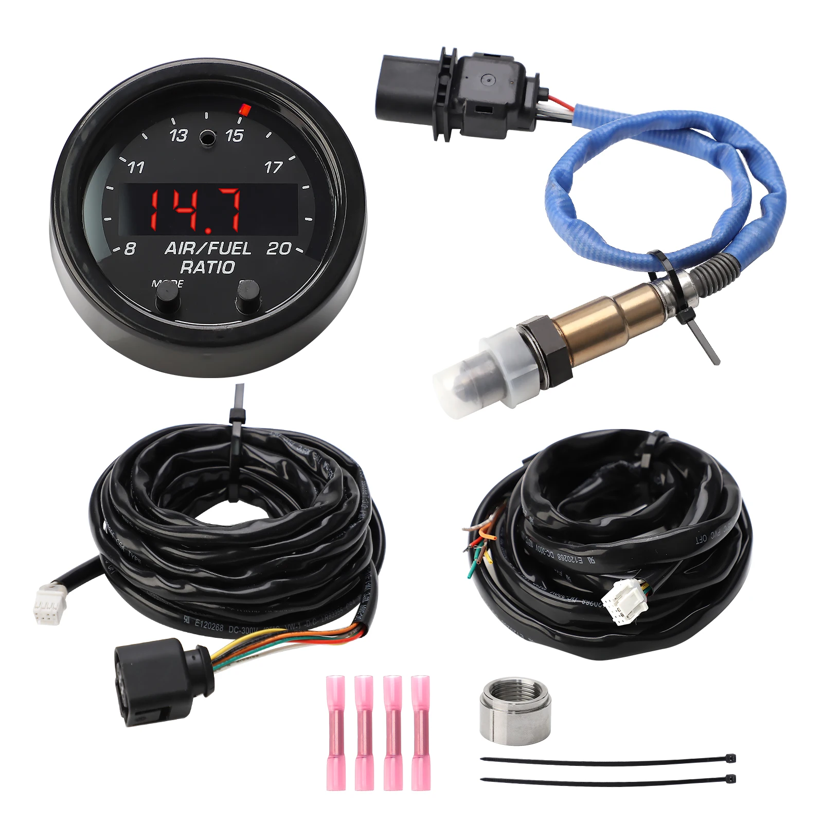 For Car Oxygen Sensor New O2 Air Fuel Ratio Gauge Kit EM 30-0300 X-Series Wideband LSU 4.9 0258017025 Oxygen Sensor