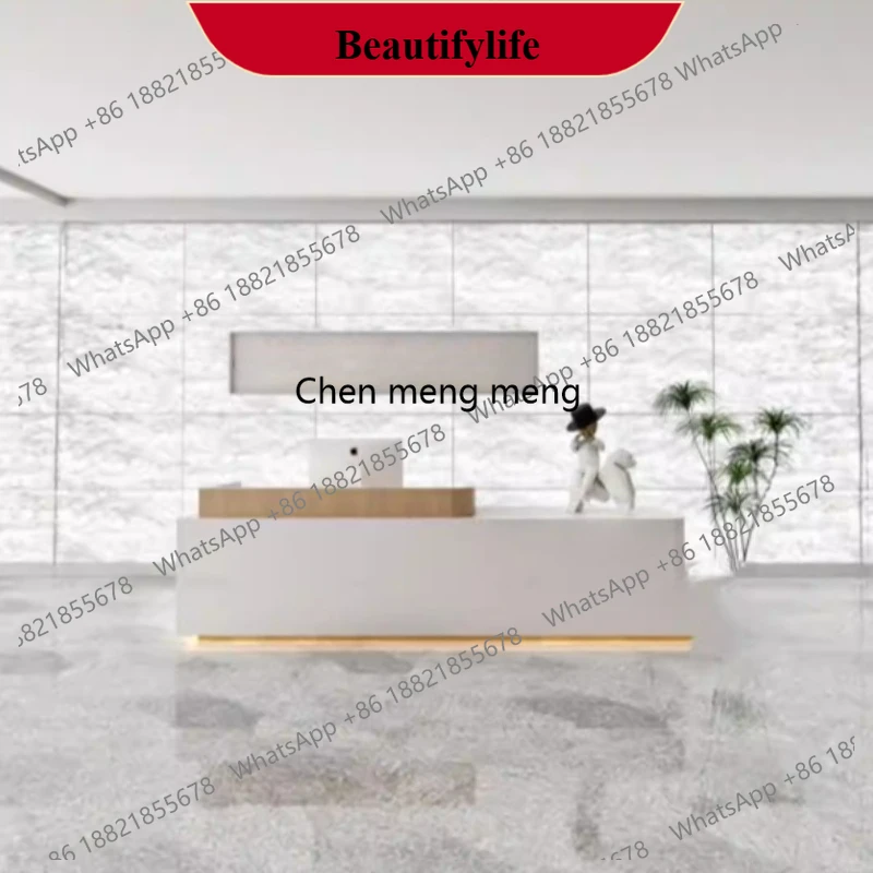 Clothing Display Reception Desks Beauty Luxury Church Modern Reception Desks Beauty Front Recepcion Mostrador Office Furniture