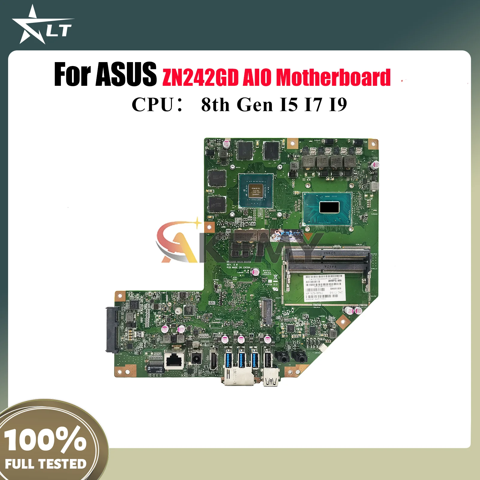 

ZN242GD Материнская плата для ASUS Zen AiO ZN242GD ZN242G Материнская плата с процессором I5 I7 I9 100% тестирование ОК быстрая доставка stk