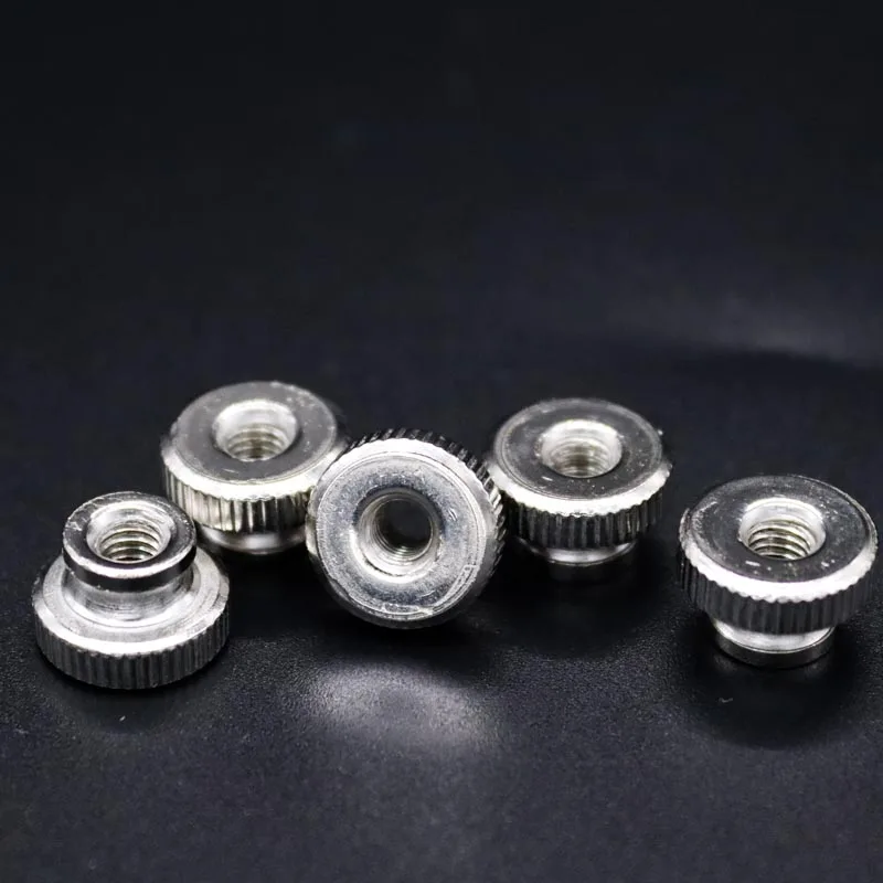 M3 M4 M5 M6 M8 M10 304 A2-70 Stainless Steel GB806 Double Step Adjust Thumb Nut Hand Tighten Thumbnut 3D Printer Curtain Wall