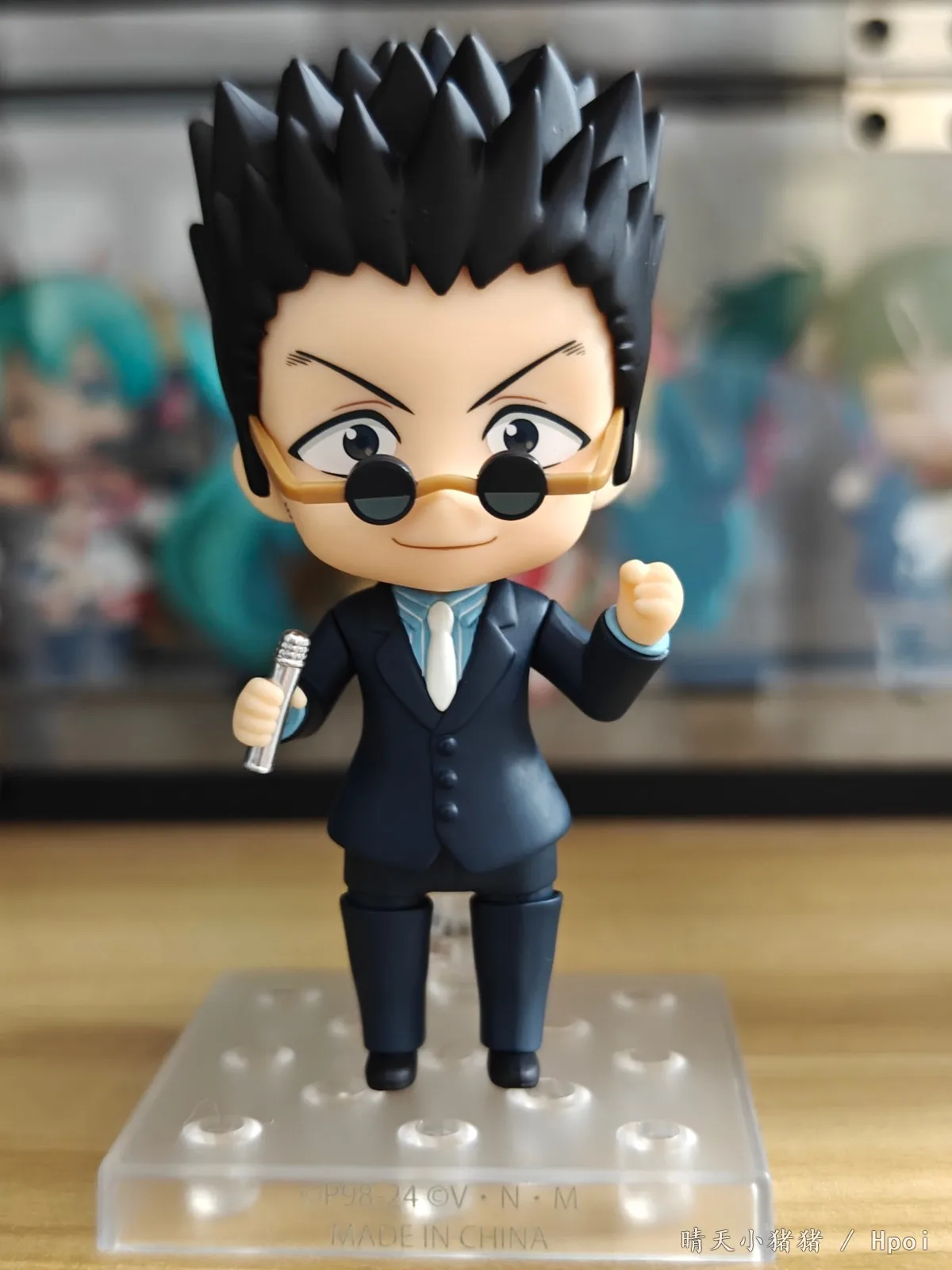 In Stock Original GSC HUNTER×HUNTER Nendoroid Ver. Leorio 1416 PVC 10CM Anime Action Figure Model Collector Toys Gift